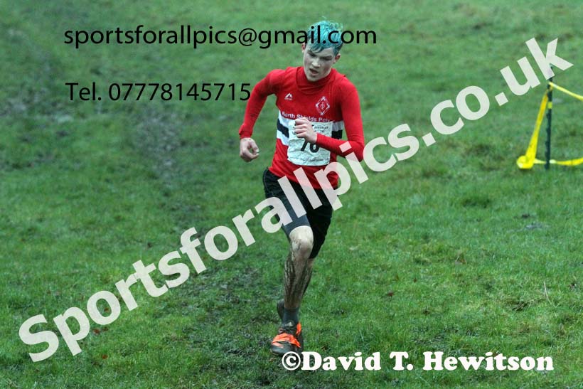 Mens under-17s, NECAA Junior Cross Country Relays, Thornley Farm, Peterlee, Saturday, December 12th. Photo: David T. Hewitson/Sports for All Pics